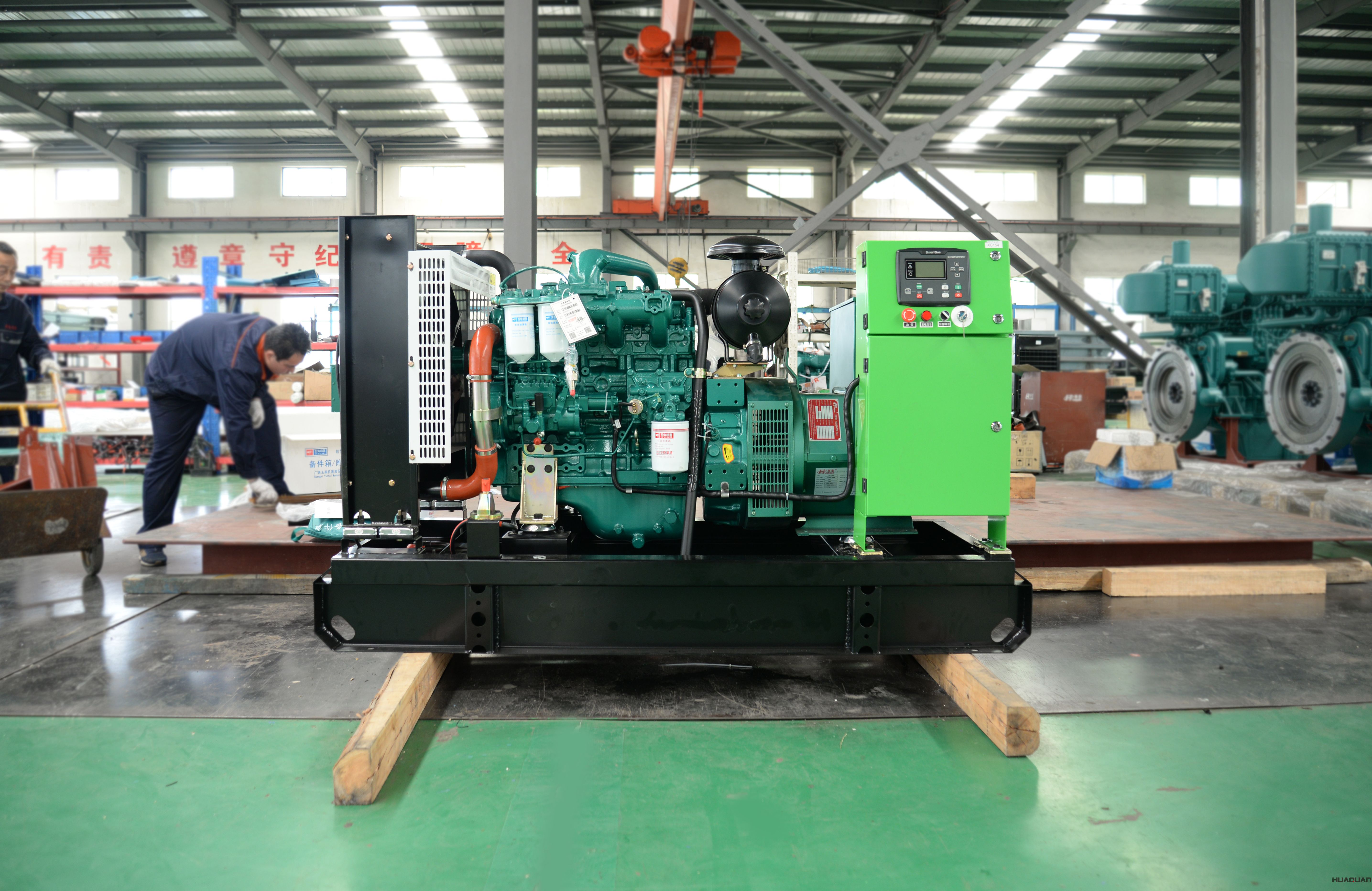 2018年4月19日華全動力60kw標(biāo)配柴油發(fā)電機(jī)組發(fā)往湖北