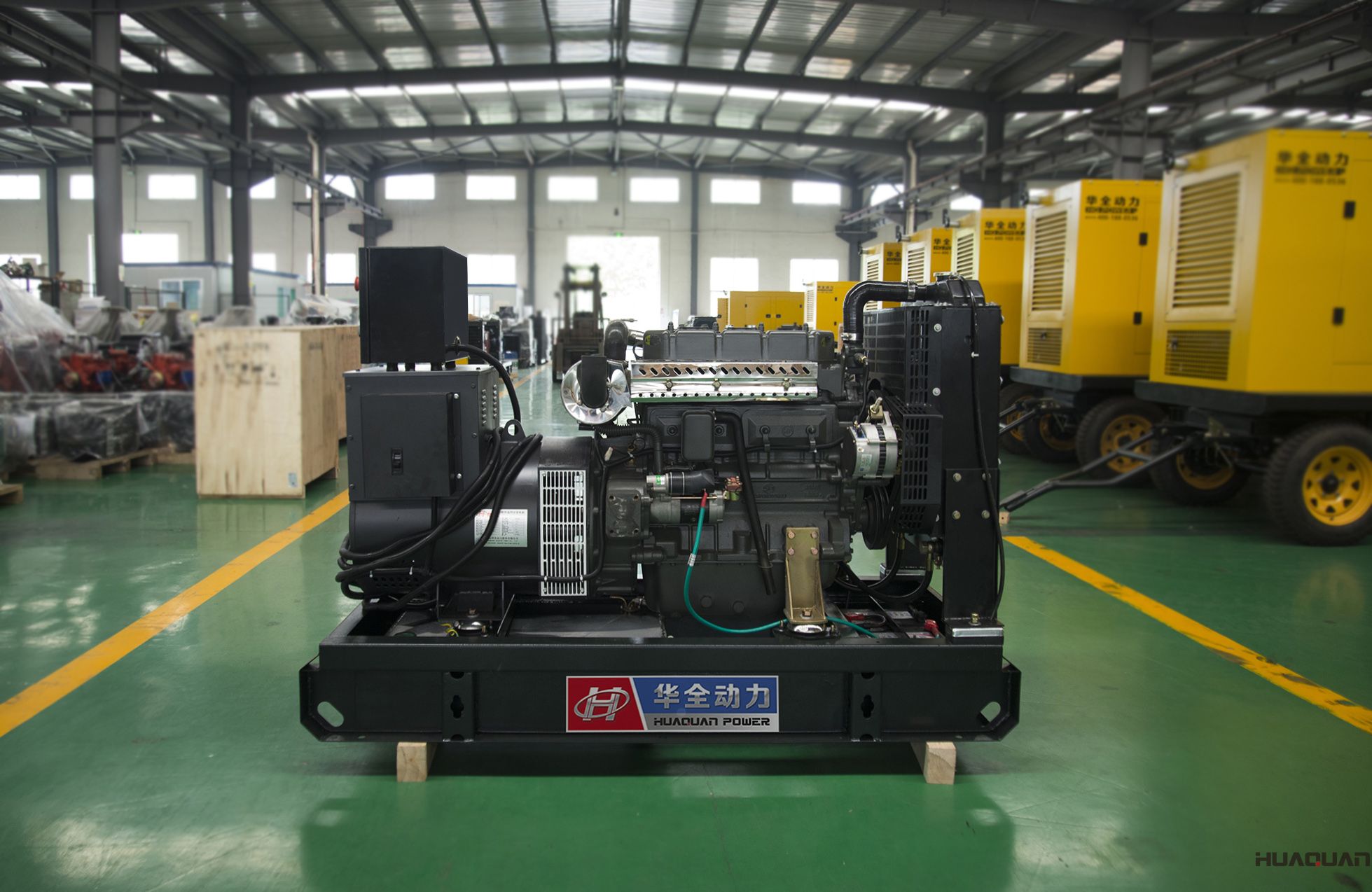 2018年4月27日華全動力一臺50kw標(biāo)配發(fā)電機(jī)組發(fā)往江蘇