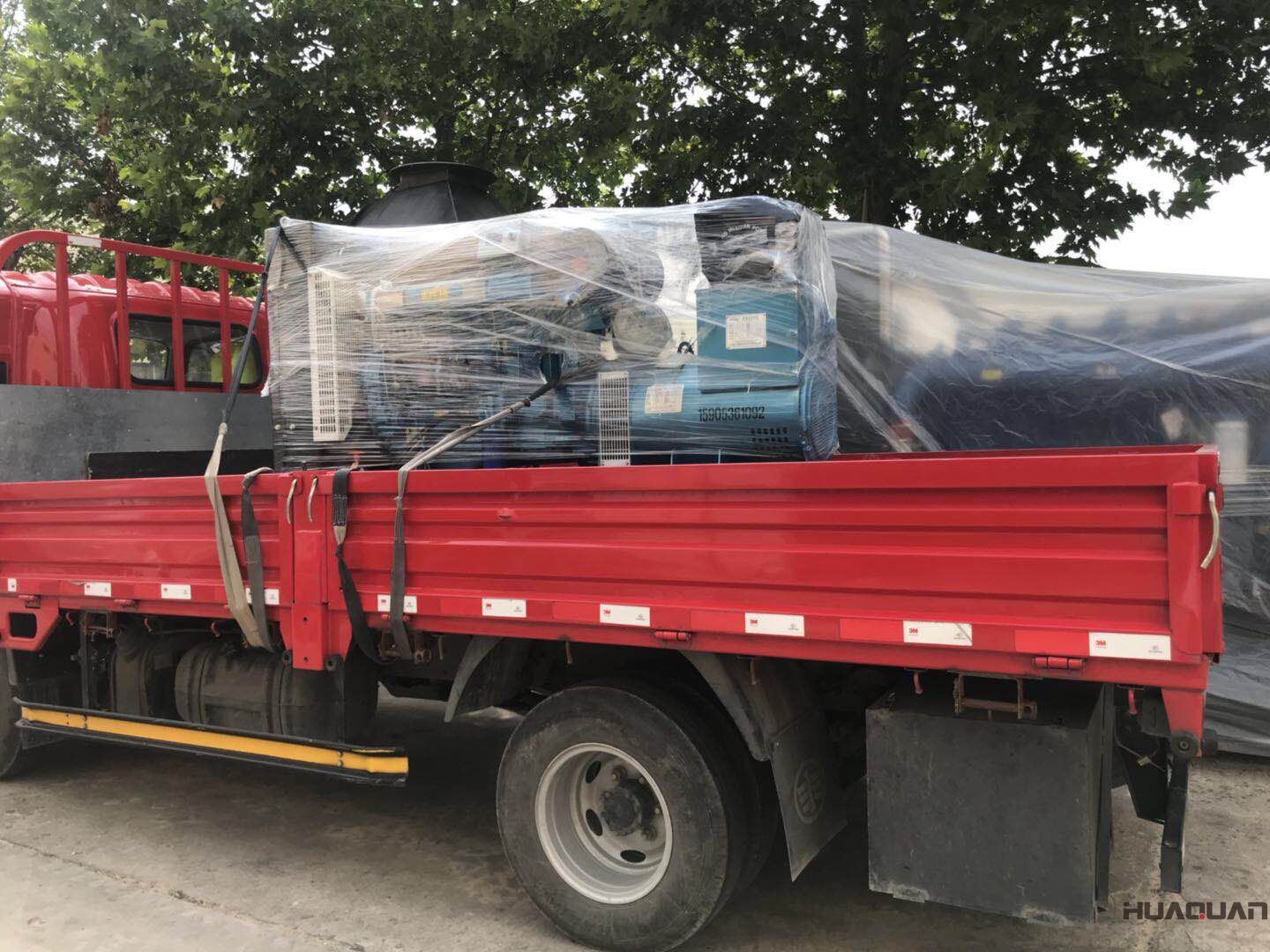 發貨了!一臺HQ100GF標配型柴油發電機組已發往河南