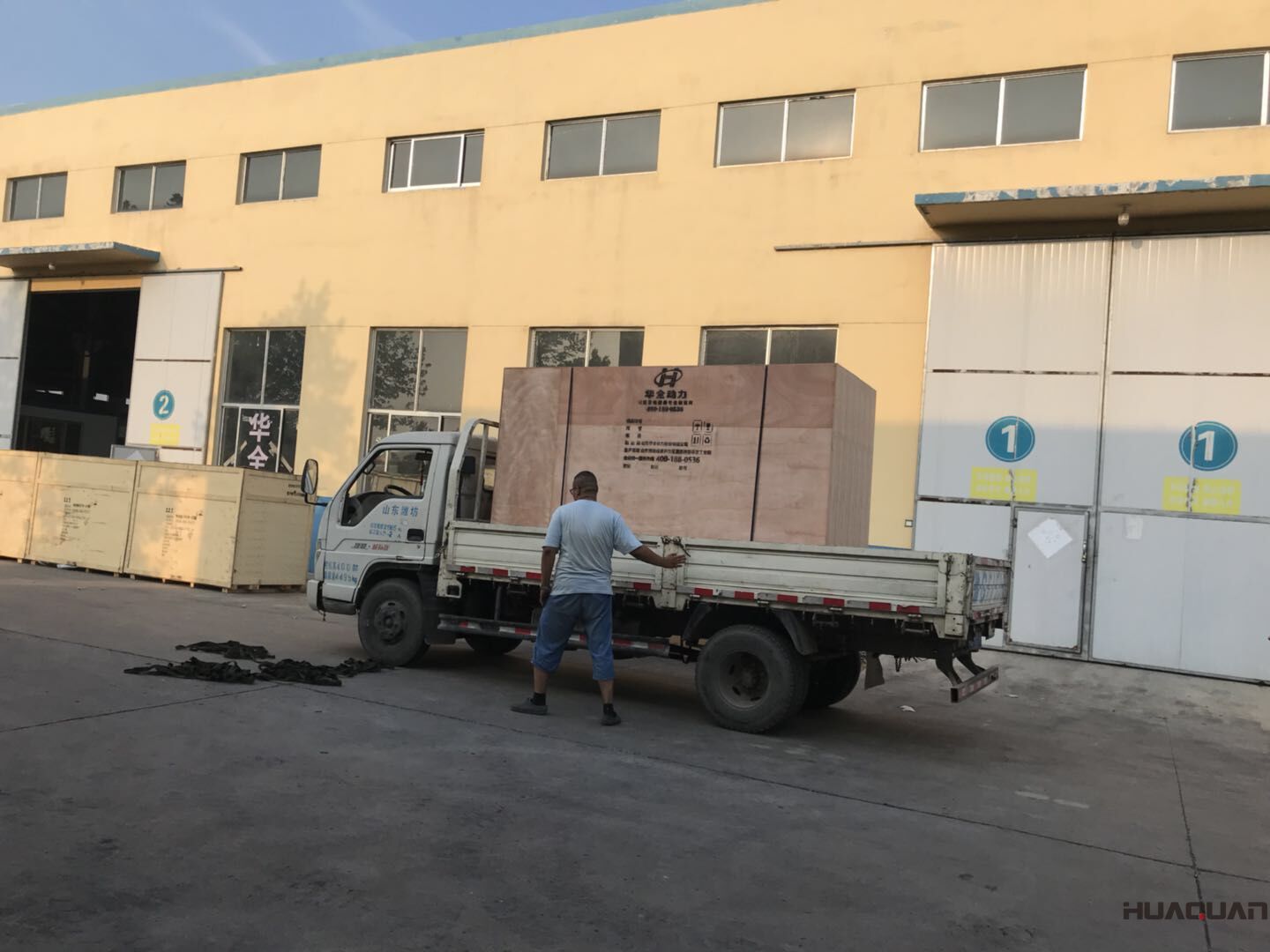 王先生的一臺標(biāo)配型柴油機已于7月23號發(fā)往上海