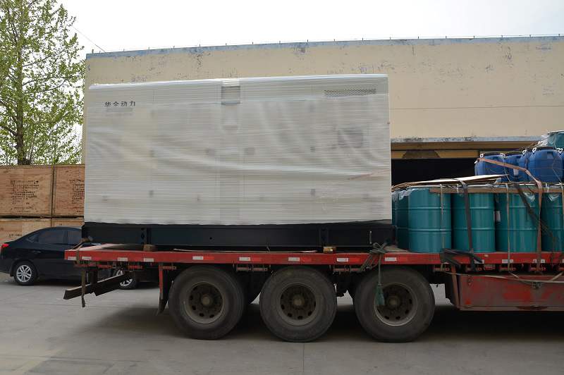 陳先生從華全動力采購的400kw星諾發電機3月24日成功發往山西省