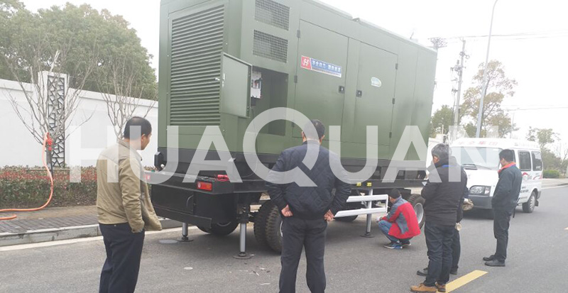 咸陽(yáng)項(xiàng)目施工400kW移動(dòng)式發(fā)電機(jī)組電站