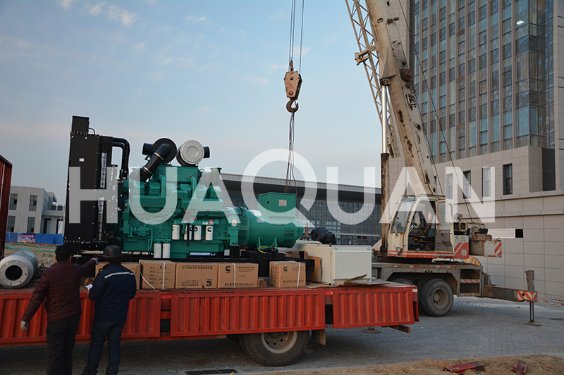 山東濟(jì)寧微山項目施工500kW發(fā)電機(jī)組電站項目